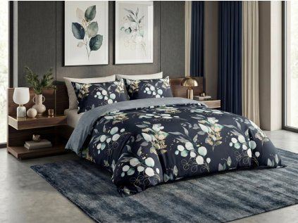 Bavlněné povlečení DUSKARA vzorované s elegantním botanickým motivemceeb4859 9a7b 431f bd9e 6a0bd877a4a1