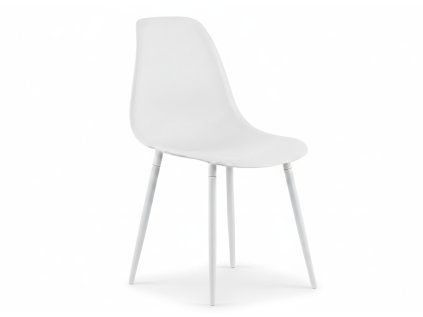 93634 3 moderni jidelni zidle osaka plastova bila do kuchyne i jidelny