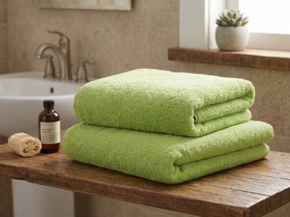 Prosop NORIELLE 70x140 cm verde, 100% bumbac